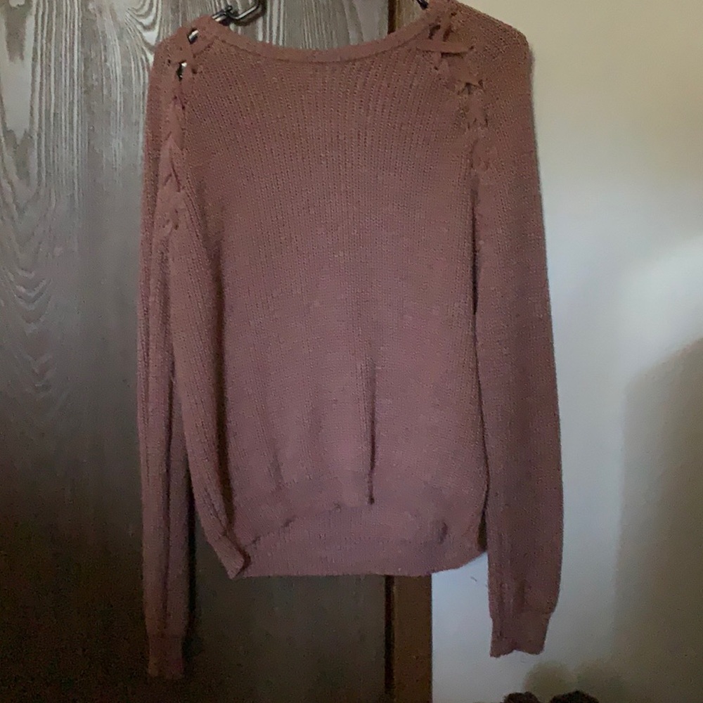 long sleeve knitted sweater